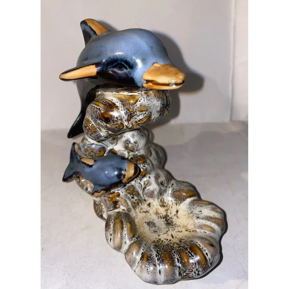 Ceramic Dolphin Figurine